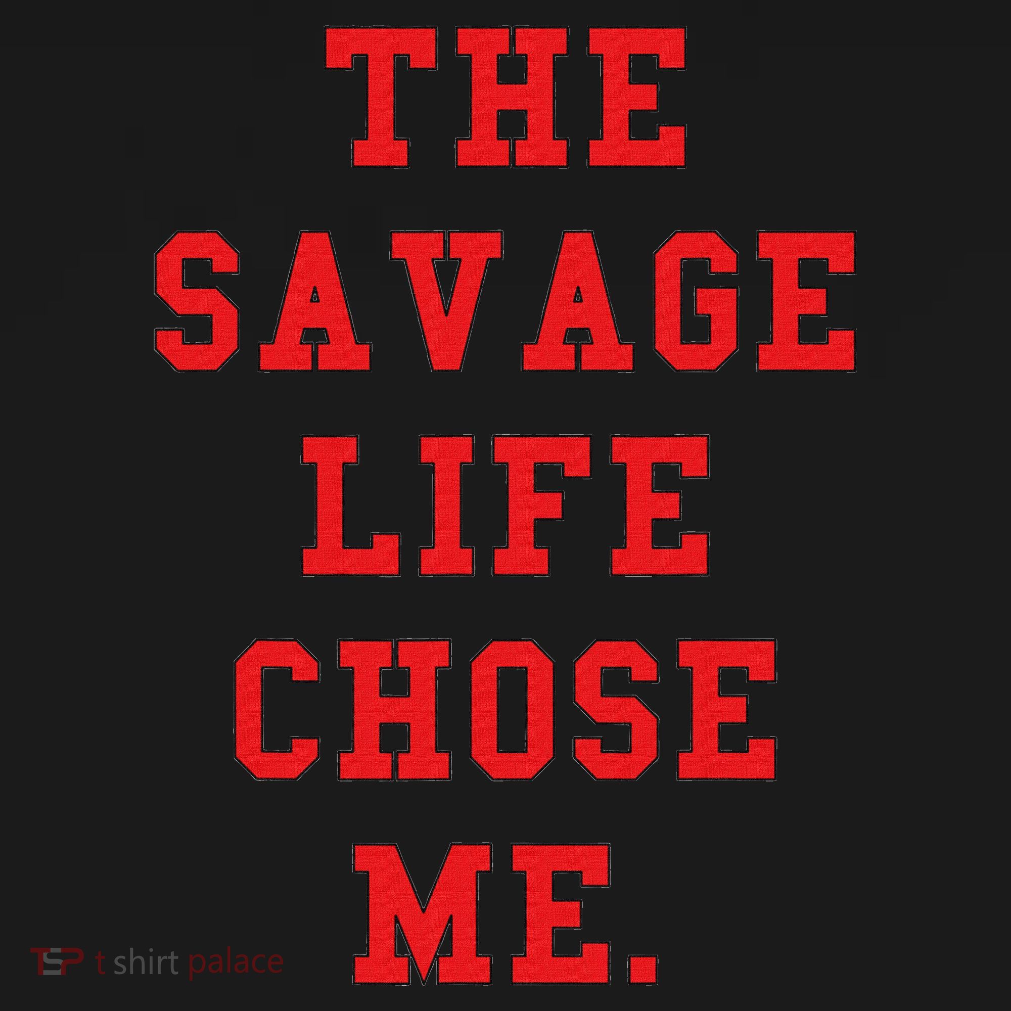 Red Savage Life Chose Me Apron