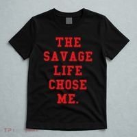 Red Savage Life Chose Me T-Shirt thumb 5