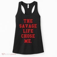 Red Savage Life Chose Me Women's Tank Top thumb 0