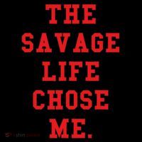 Red Savage Life Chose Me Baby Bodysuit thumb 2