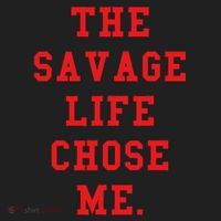 Red Savage Life Chose Me Hat thumb 2