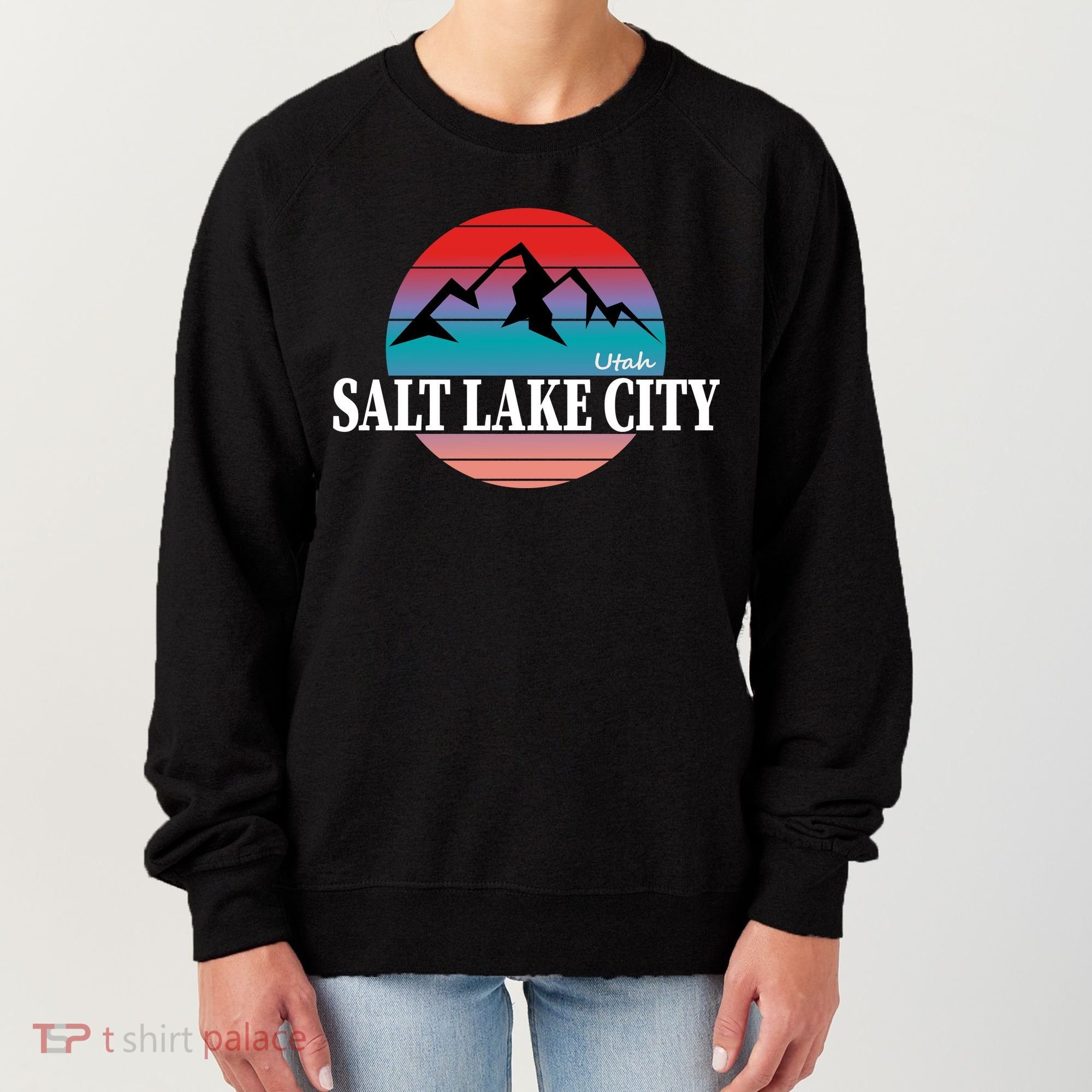 Retro Salt Lake City Utah Women's Sweatshirt