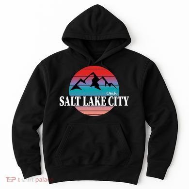 Retro Salt Lake City Utah Hoodie