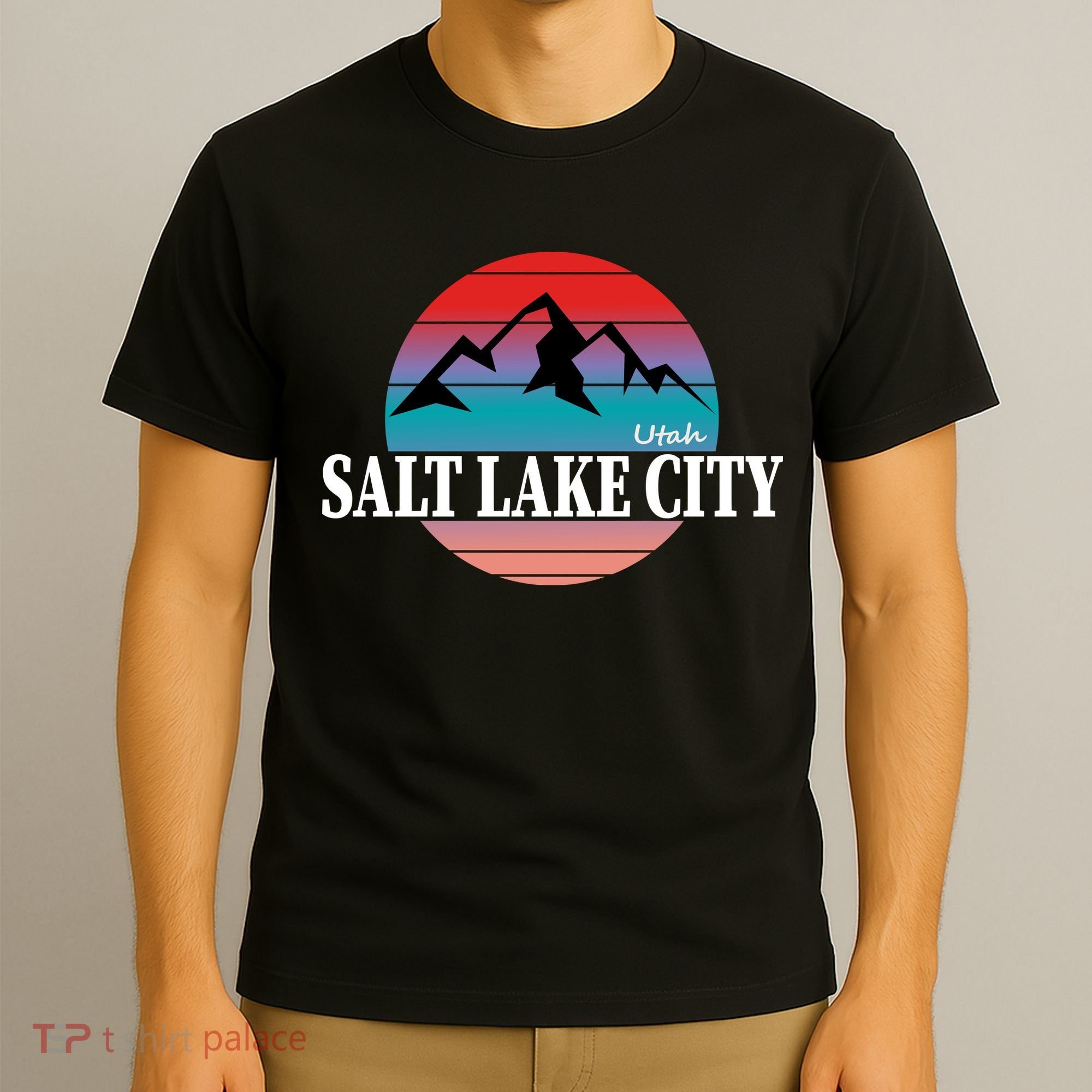 Retro Salt Lake City Utah T-Shirt