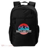 Retro Salt Lake City Utah Backpack thumb 0