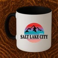 Retro Salt Lake City Utah Coffee Mug thumb 2