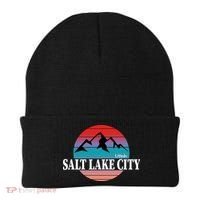 Retro Salt Lake City Utah Beanie thumb 0