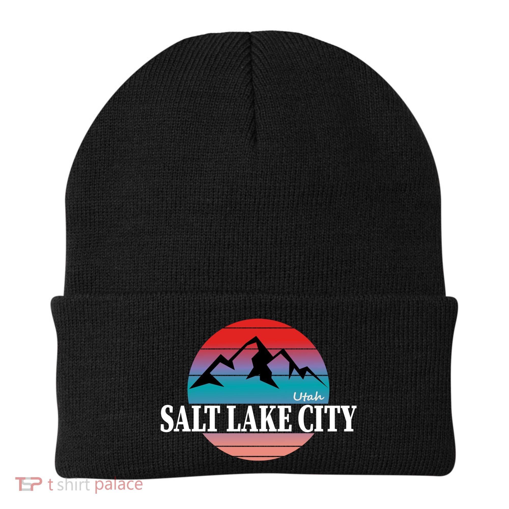 Retro Salt Lake City Utah Beanie