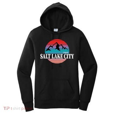 Retro Salt Lake City Utah Women's Hoodie