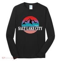 Retro Salt Lake City Utah Tall Long Sleeve Shirt thumb 0