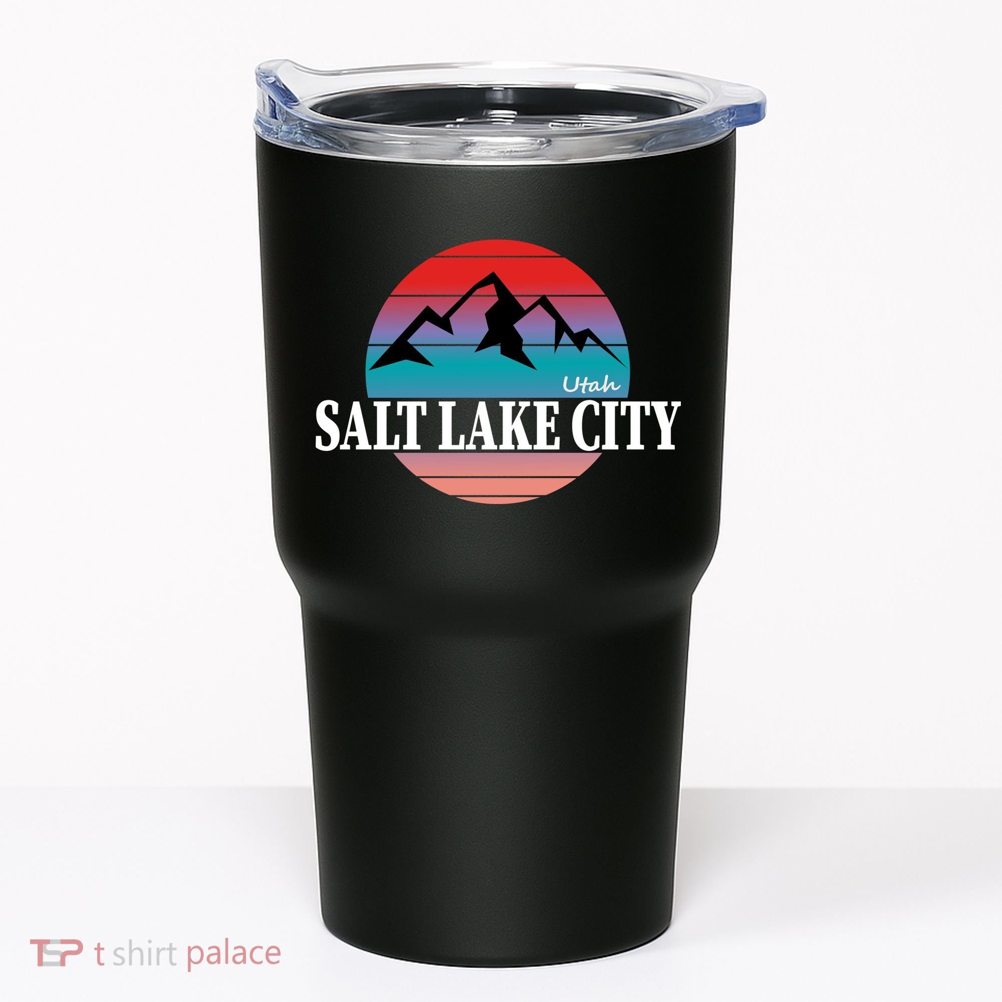 Retro Salt Lake City Utah Tumbler