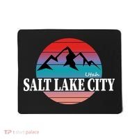 Retro Salt Lake City Utah Mousepad thumb 0