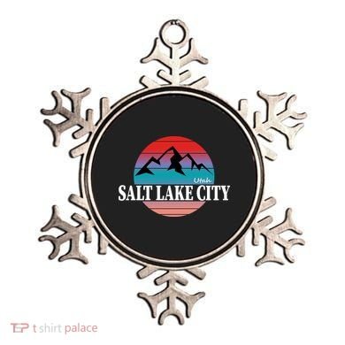 Retro Salt Lake City Utah Ornament