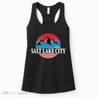 Retro Salt Lake City Utah Women's Tank Top thumb 0