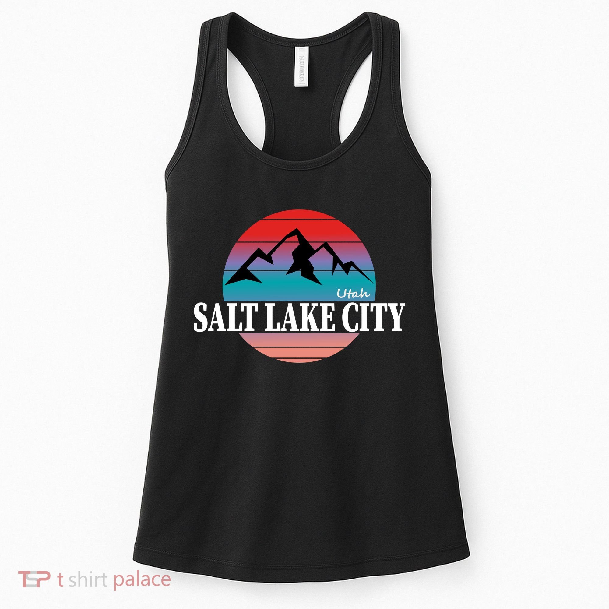 Retro Salt Lake City Utah Women's Tank Top