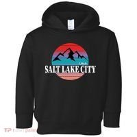 Retro Salt Lake City Utah Toddler Hoodie thumb 0