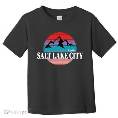 Retro Salt Lake City Utah Toddler T-Shirt