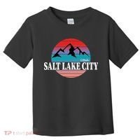 Retro Salt Lake City Utah Toddler T-Shirt thumb 0