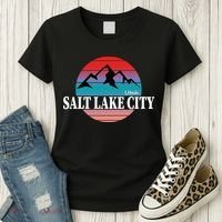 Retro Salt Lake City Utah Women's T-Shirt thumb 3