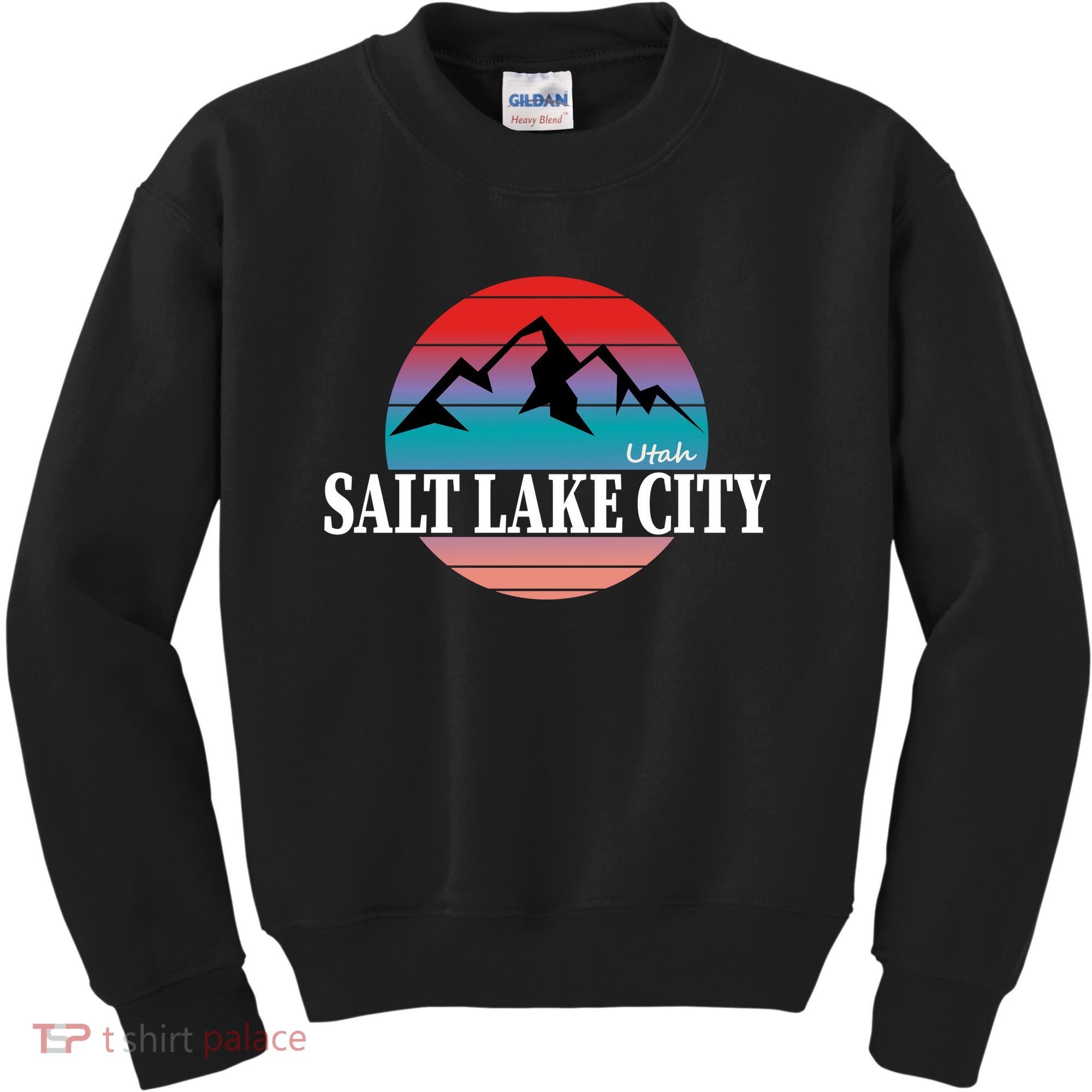 Retro Salt Lake City Utah Kids Sweatshirt
