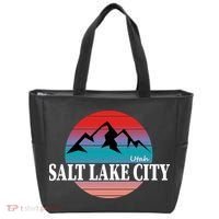 Retro Salt Lake City Utah Tote Bag thumb 0