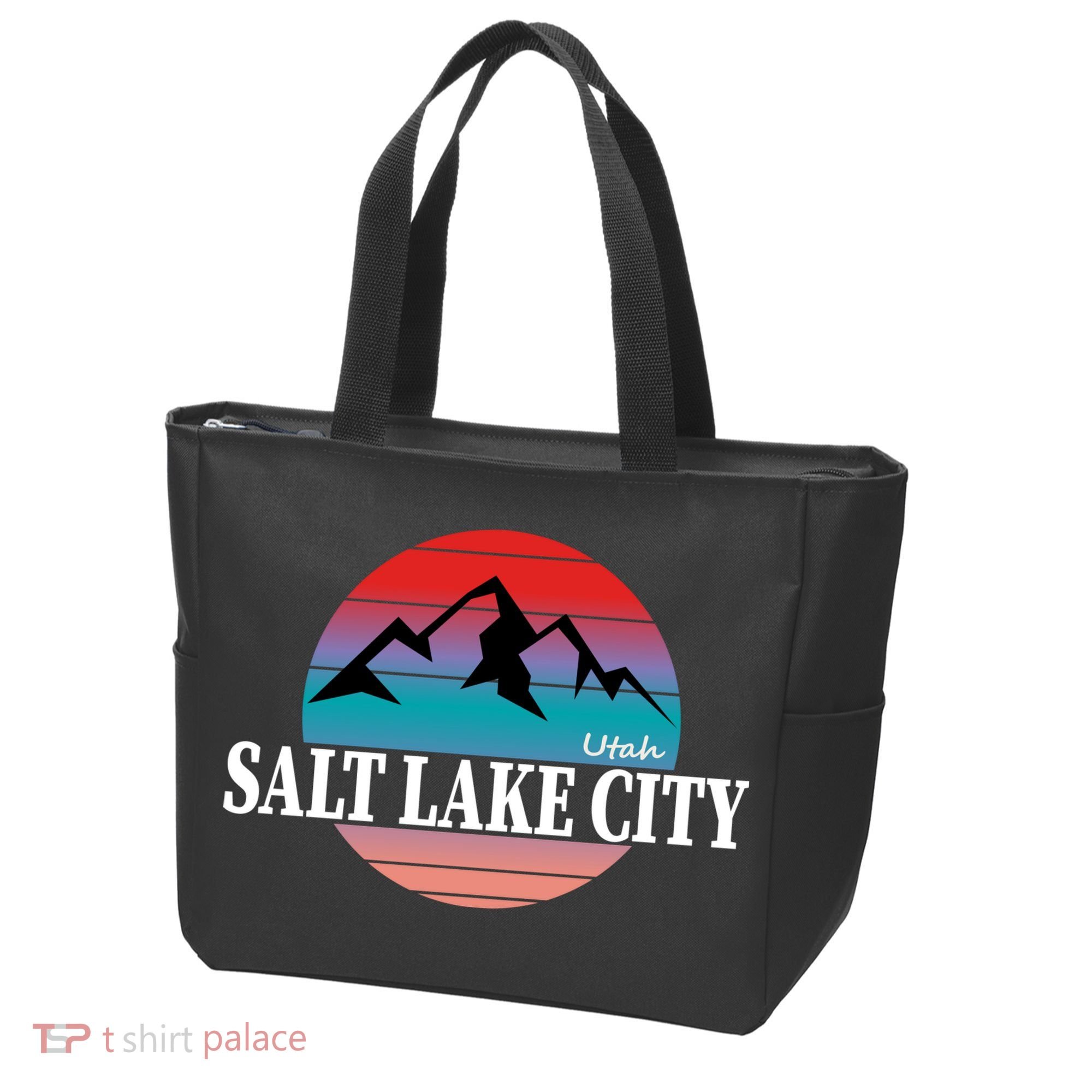 Retro Salt Lake City Utah Tote Bag