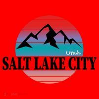 Retro Salt Lake City Utah Santa Hat thumb 1
