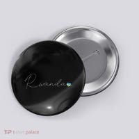Rwanda Simple Love Rwandan Flag Heart On Rwanda Button thumb 0
