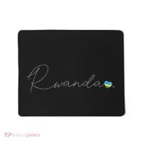 Rwanda Simple Love Rwandan Flag Heart On Rwanda Mousepad thumb 0