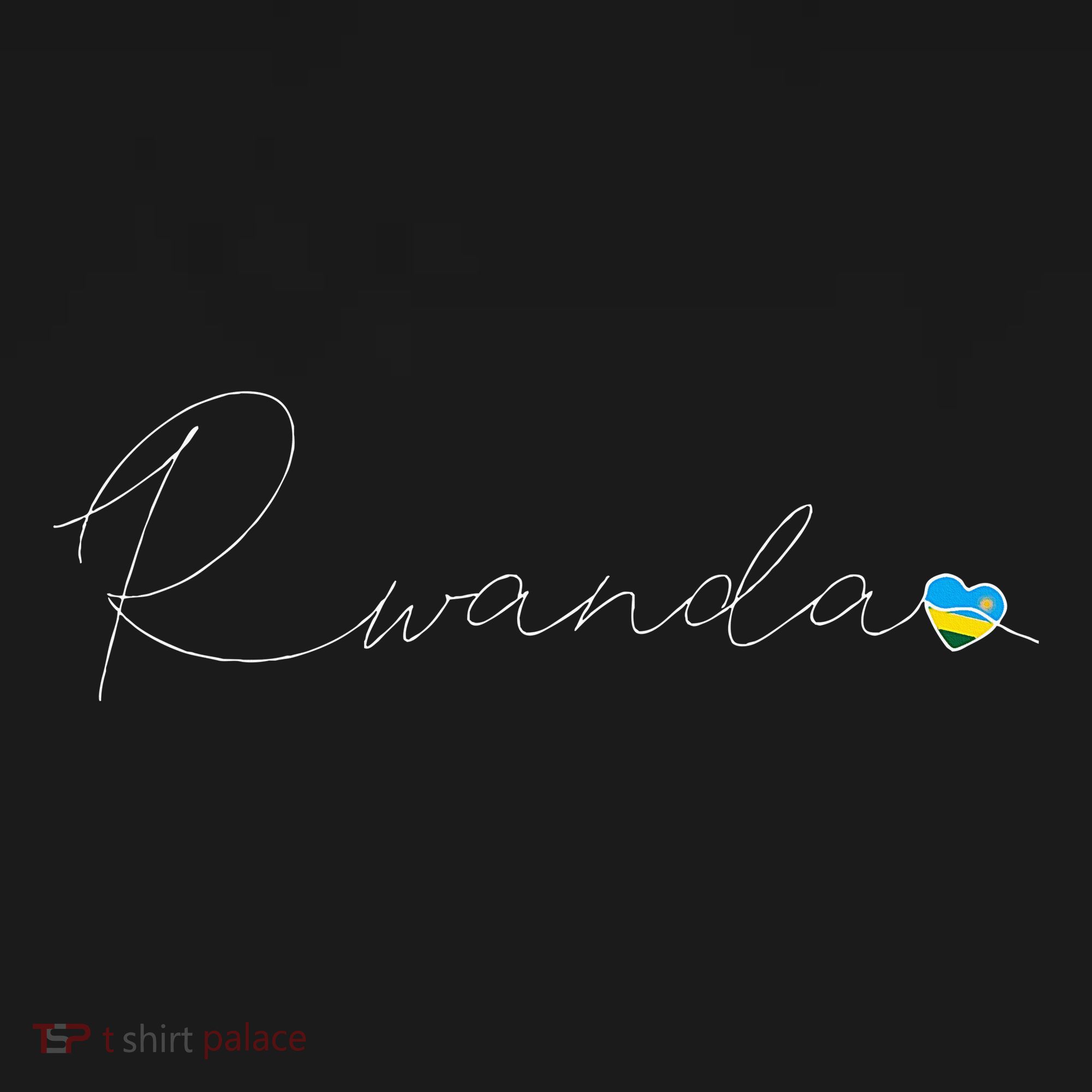 Rwanda Simple Love Rwandan Flag Heart On Rwanda Women's Tank Top