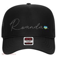 Rwanda Simple Love Rwandan Flag Heart On Rwanda Hat thumb 0