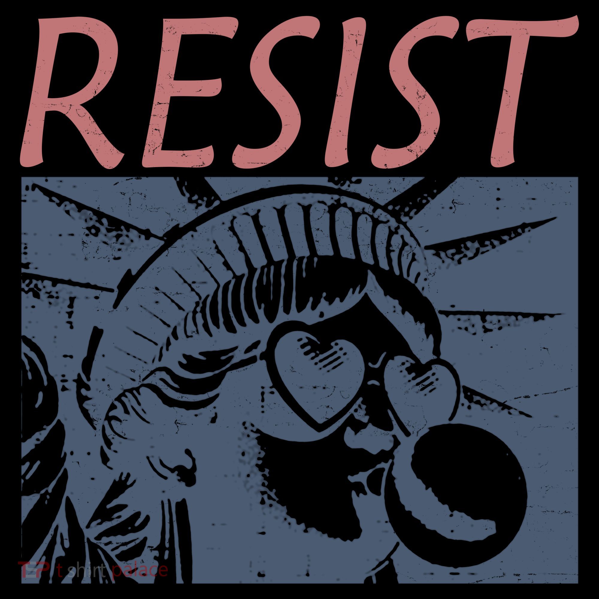 Resist Statue Liberty Bubblegum Protest Equality Toddler Hoodie