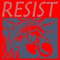 Resist Statue Liberty Bubblegum Protest Equality Santa Hat thumb 1