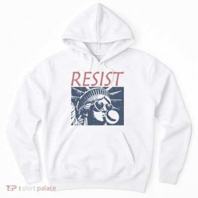 Resist Statue Liberty Bubblegum Protest Equality Hoodie