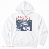Resist Statue Liberty Bubblegum Protest Equality Hoodie thumb 0