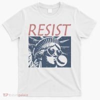 Resist Statue Liberty Bubblegum Protest Equality T-Shirt thumb 0