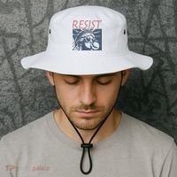 Resist Statue Liberty Bubblegum Protest Equality Bucket Hat thumb 2