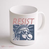 Resist Statue Liberty Bubblegum Protest Equality Coffee Mug thumb 1