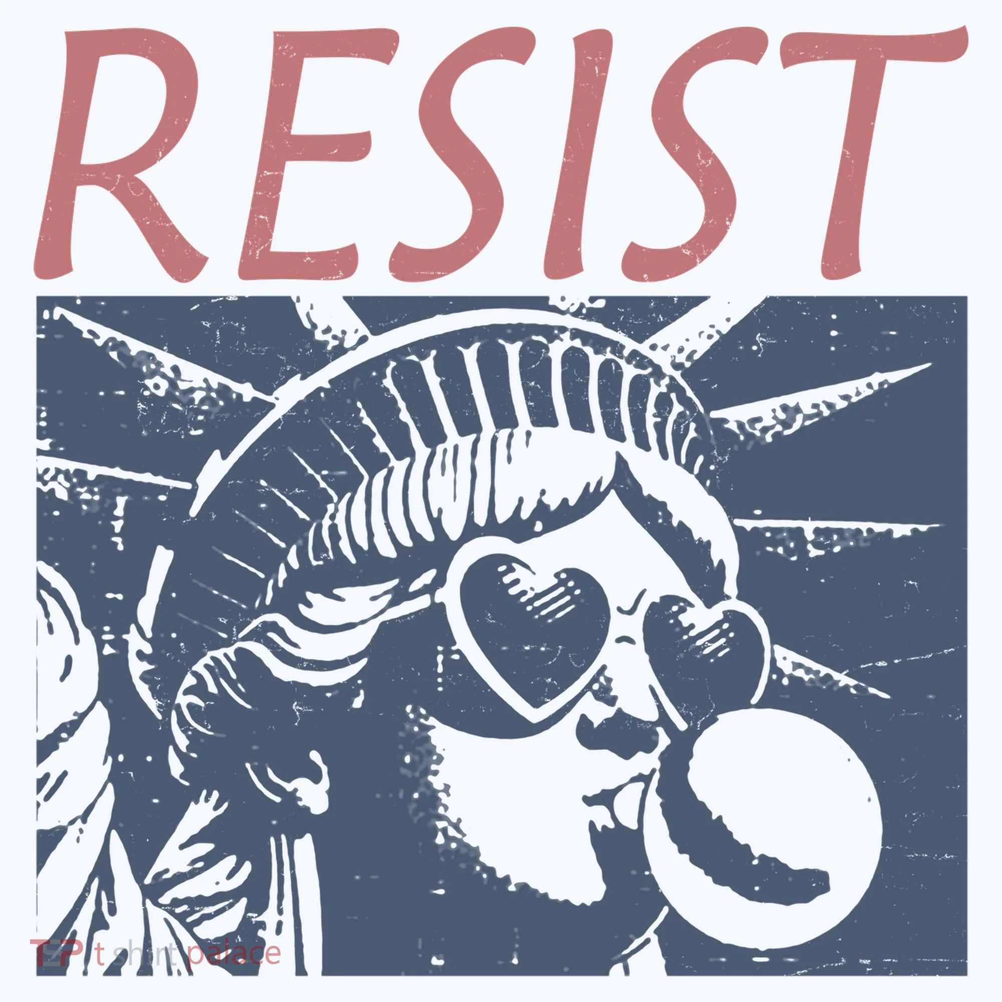Resist Statue Liberty Bubblegum Protest Equality Coffee Mug