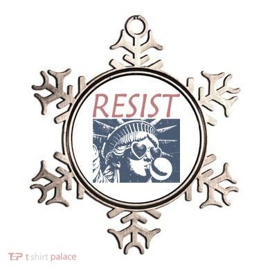 Resist Statue Liberty Bubblegum Protest Equality Ornament