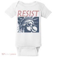 Resist Statue Liberty Bubblegum Protest Equality Baby Bodysuit thumb 0