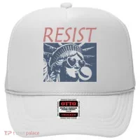 Resist Statue Liberty Bubblegum Protest Equality Hat thumb 0