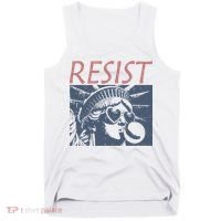 Resist Statue Liberty Bubblegum Protest Equality Tank Top thumb 0
