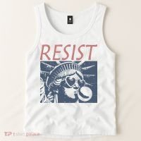 Resist Statue Liberty Bubblegum Protest Equality Tank Top thumb 2