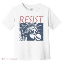 Resist Statue Liberty Bubblegum Protest Equality Toddler T-Shirt thumb 0