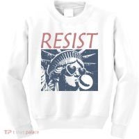 Resist Statue Liberty Bubblegum Protest Equality Kids Sweatshirt thumb 0