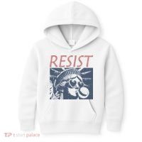 Resist Statue Liberty Bubblegum Protest Equality Kids Hoodie thumb 0