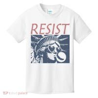 Resist Statue Liberty Bubblegum Protest Equality Kids T-Shirt thumb 0
