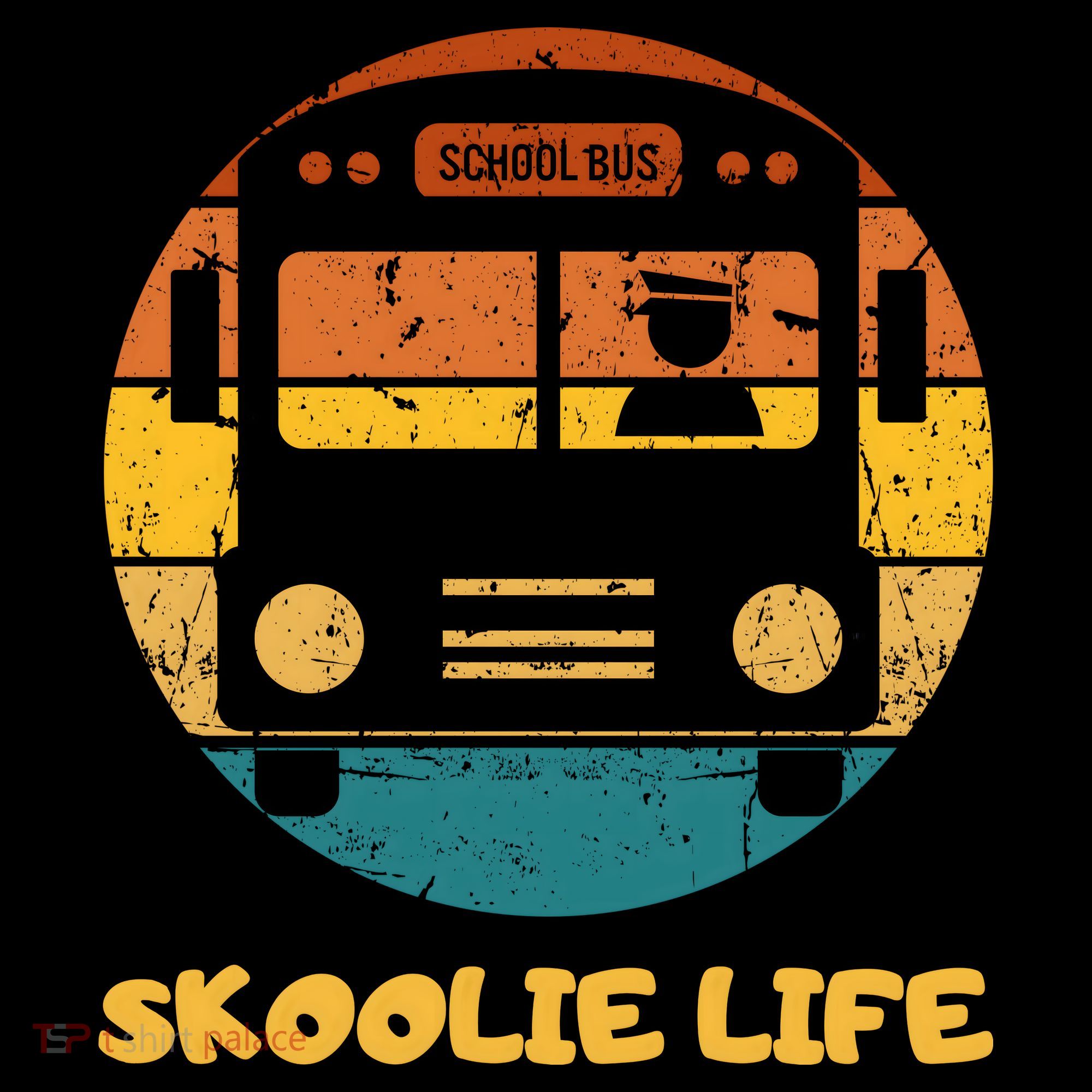 Retro Skoolie Life Converted School Bus Home Lifestyle Coffee Mug