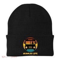 Retro Skoolie Life Converted School Bus Home Lifestyle Beanie thumb 0
